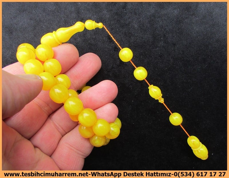 Kayısı Kehribar TesbihlerTM12213Özel Çalışma Uçlu Yuvarlak Kesim Lux Turuncu Sıkma Kehribar Tesbih Tombik Özel Çalışma Osmanlı Form Küre Kesim Lux Limoni Sıkma Kehribar Tesbih Enderun 