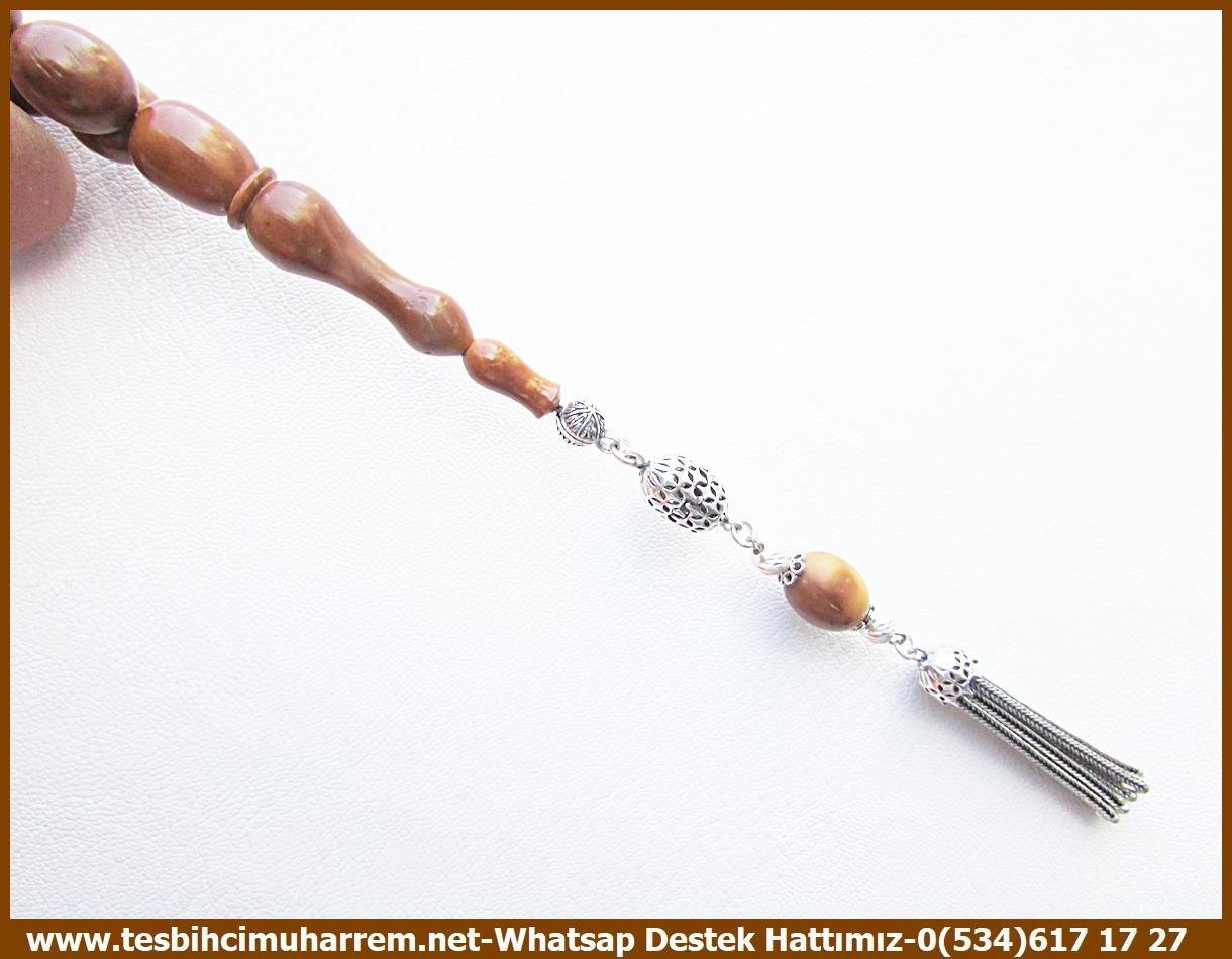 Kuka Ağacı TesbihlerTM12304Özel Gümüş Kazaz Kamçılı Naturel Ceviz Kuka Tesbih Canciğer Özel Gümüş Kazaz Kamçılı Naturel Ceviz Kuka Tesbih Canciğer 