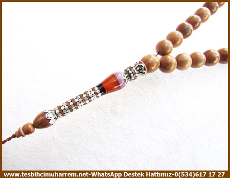 Kuka Ağacı TesbihlerTM12176Özel Gümüş Tasarım Çalışma Doğal Kuka Cevizi Tesbih KonyalıÖzel Gümüş Tasarım Çalışma Doğal Kuka Cevizi Tesbih Konyalı