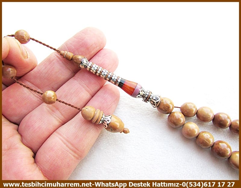 Kuka Ağacı TesbihlerTM12176Özel Gümüş Tasarım Çalışma Doğal Kuka Cevizi Tesbih KonyalıÖzel Gümüş Tasarım Çalışma Doğal Kuka Cevizi Tesbih Konyalı