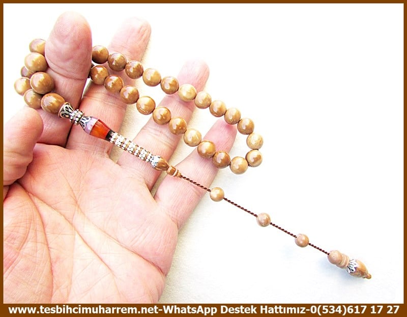 Kuka Ağacı TesbihlerTM12176Özel Gümüş Tasarım Çalışma Doğal Kuka Cevizi Tesbih KonyalıÖzel Gümüş Tasarım Çalışma Doğal Kuka Cevizi Tesbih Konyalı