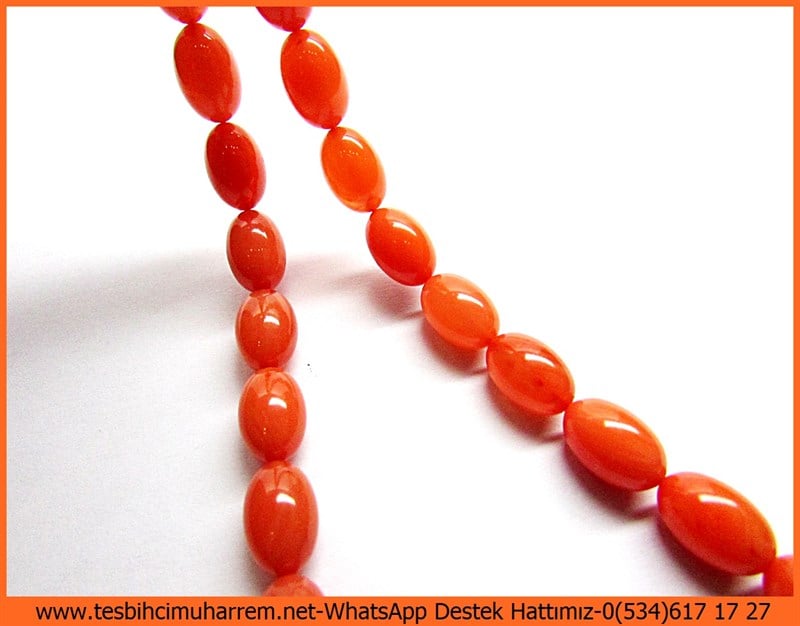 Özel Gümüş Tasarım Vintage Orange Sıkma Kehribar Tesbih Dönmeyen Yıllar 