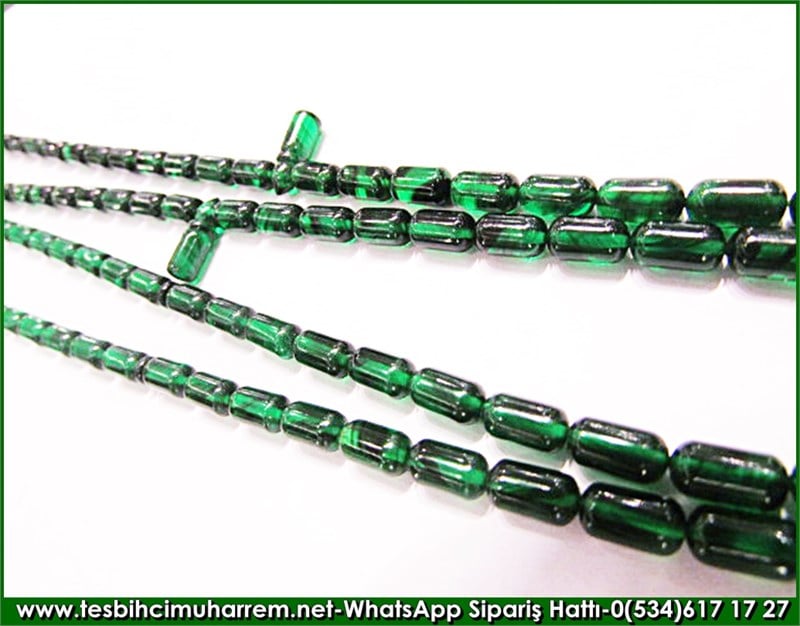 Özel İşçilik 99 luk Dua Tesbihatı 4,5*7,5mm Sıkma Kehribar Boboli 