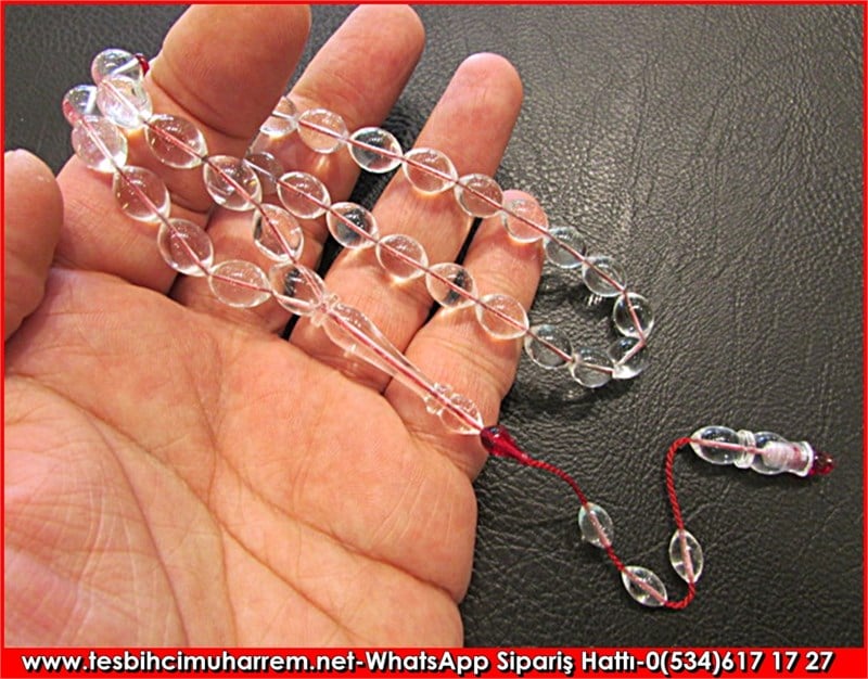 Özel İşçilik Buz Saydam Flexiglass Tesbih Sistemli Aşk Baki 