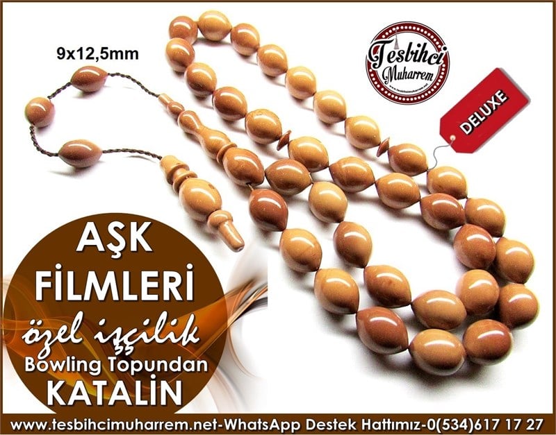 Özel İşçilik Kahve Bowling Topu Katalin Tesbih Aşk Filmleri