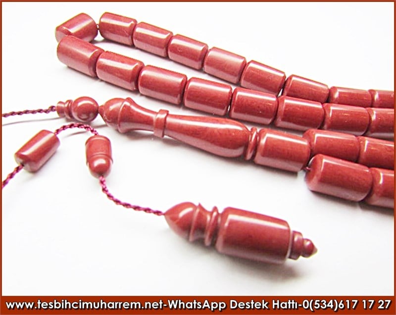 Özel İşçilik Kiremit Sıkma Kehribar Tesbih Kiremitte Köfte