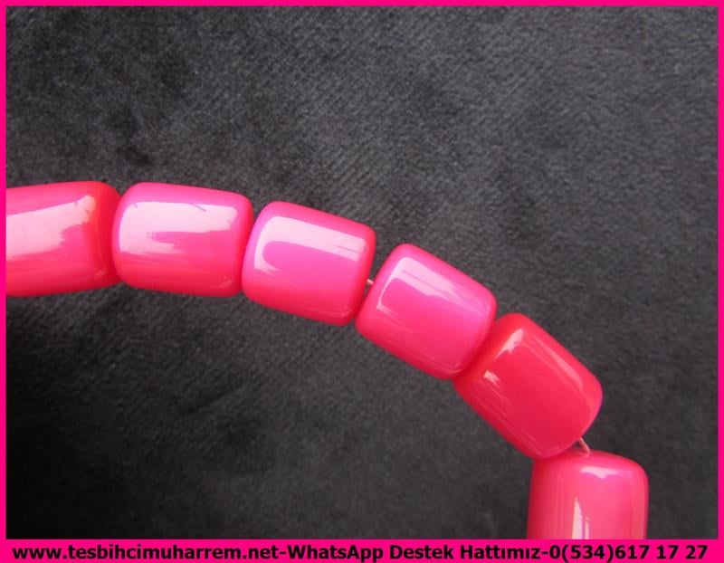 Efe Maskot TesbihlerTM12328Özel İşçilik Pembe Renk Galalit Tespih Bileklik Efe Maskot Tesbih CanısıÖzel İşçilik Pembe Renk Galalit Tespih Bileklik Efe Maskot Tesbih Canısı