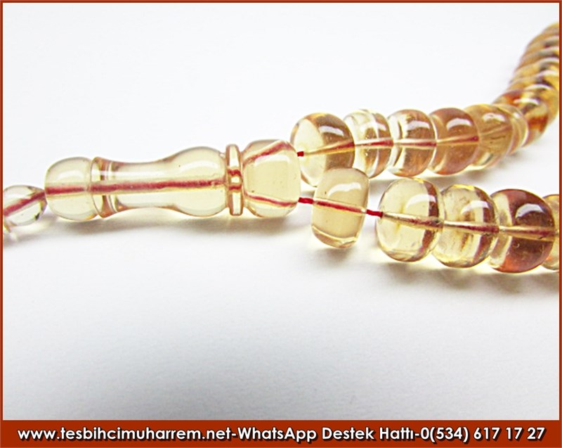 Özel İşçilik Su Damlası Bileklik Ateş Kehribar Tesbih Diril 