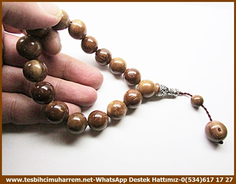 Özel Tasarım Naturel Kuka Cevizi Maskot Tesbih Ergün Efe