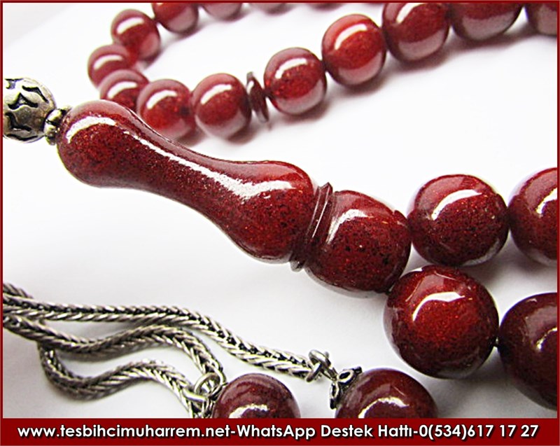 Özgün Gümüş Tasarım Eski Usül Sıkma Kehribar Tesbih Kumluca