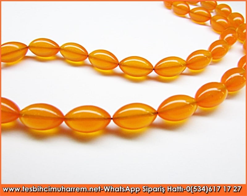 Özgün Gümüş Tasarım Turunçgil Sıkma Kehribar Tesbih Şehr-i Sakarya