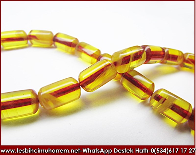 Özgün Gümüş Tasarım Vintage Eski Usül Sıkma Kehribar Tesbih Bergamalı