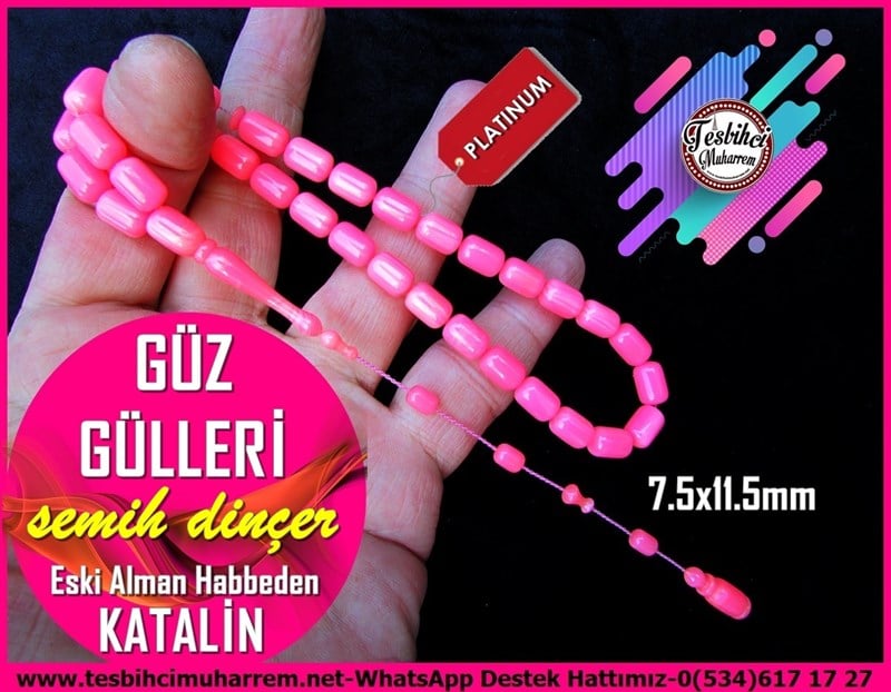 Katalin Ve Bağa TesbihlerTM12108Profesyonel Çalışma Kapsül Model Habbeden Eski Alman Katalin Güz Gülleri Profesyonel Çalışma Kapsül Model Habbeden Eski Alman Katalin Güz Gülleri 