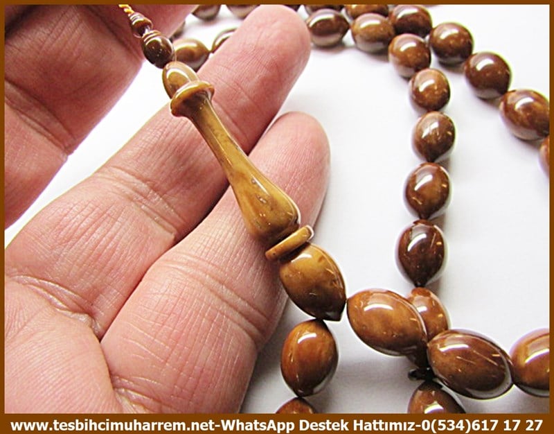 Profesyonel Çalışma Naturel Kuka Cevizi Ağaç Tesbih Fındıkkıran