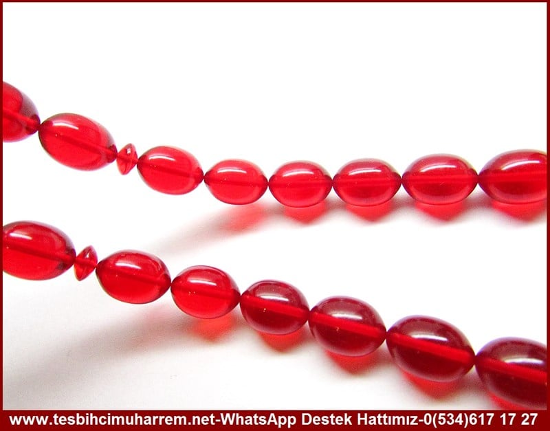 rjinal Özel Gümüş Tasarım Kırmızı Ateş Kehribar Tesbih Dert Ortağım