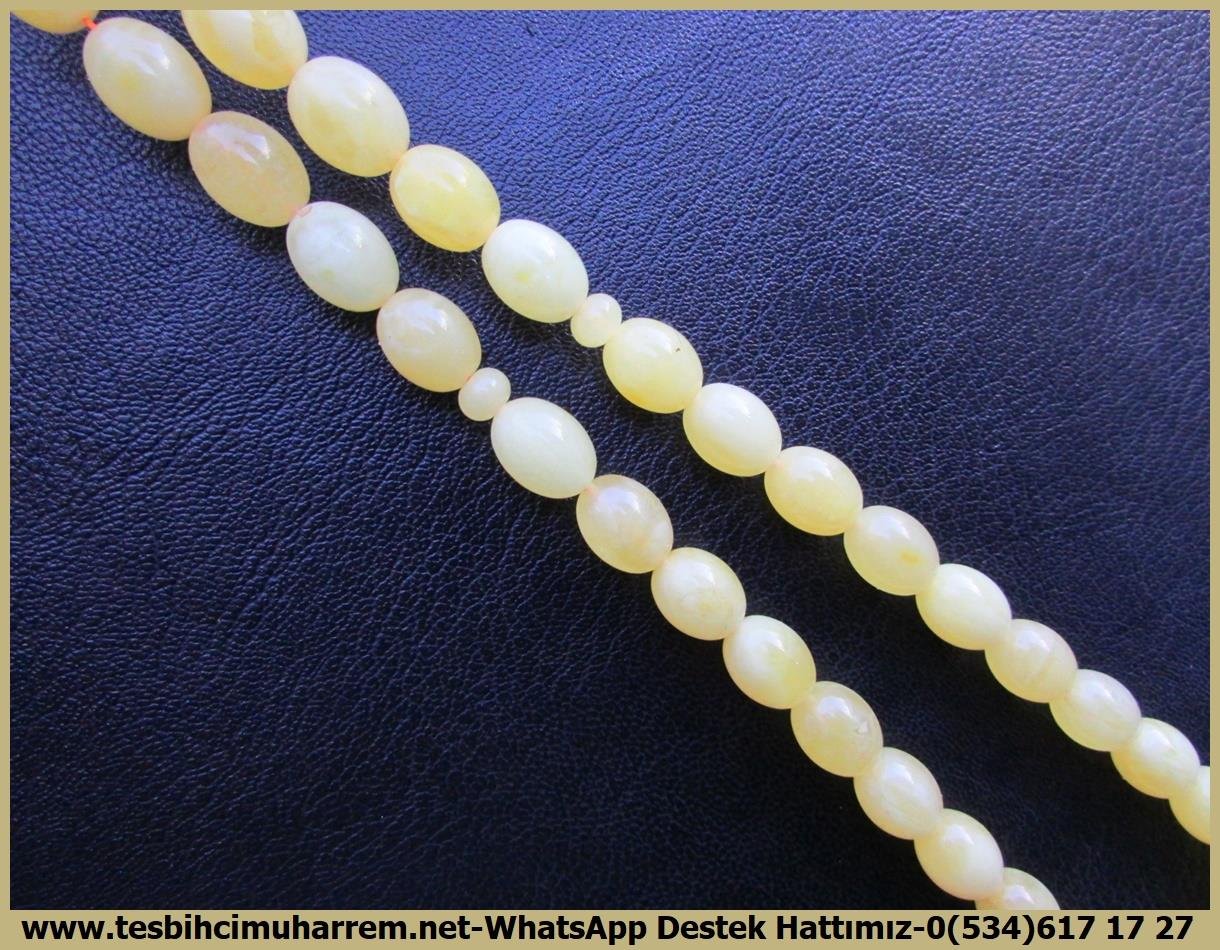  Damla Kehribar TesbihlerTM13655Russian Master Usta Tornası Tespih | Damla Kehribar, Kapsül Kesim Ağır Gümüş Püsküllü, 