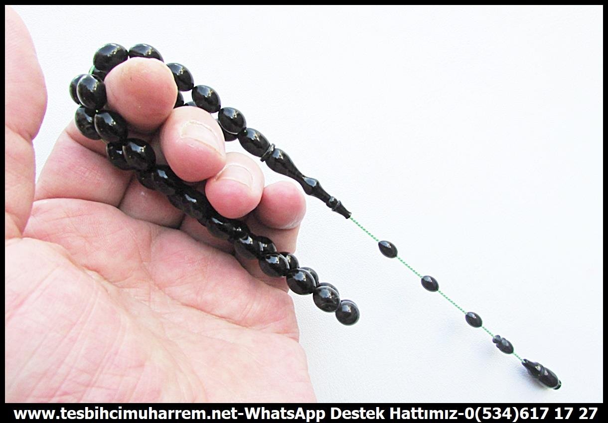 Katalin Ve Bağa TesbihlerTM14021Şahin Bulut Usta İşçilikli Katalin Tesbih – Siyah Kırçıllı Ton, Beyzi Kesim, “Kara Sevda” İsimli Özel Tasarım TespihTespih Katalin I Siyah Renk Kırçıllı Beyzi Kesim Kara Sevda Tesbih
