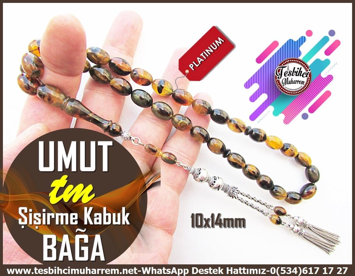 ŞİŞİRMETM13756Şahin Tuna Usta Tornası | Premium Şişirme Bağa Tespih, Doğal Kabuktan, Profesyonel İşçilik – 