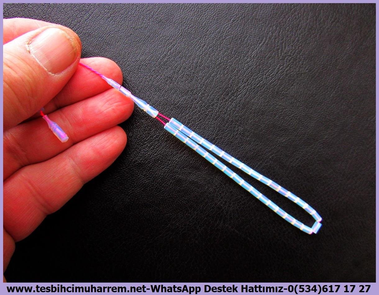 Opal(Sentetik)Sıkma TesbihTM13753Servet Kadir Usta Dizayn | Opal Tespih Mini Minnacık Sedefli 4 Parmak Bürokrat Kesme 