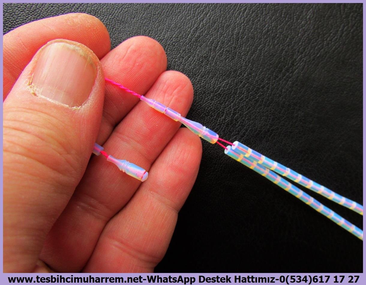 Opal(Sentetik)Sıkma TesbihTM13753Servet Kadir Usta Dizayn | Opal Tespih Mini Minnacık Sedefli 4 Parmak Bürokrat Kesme 