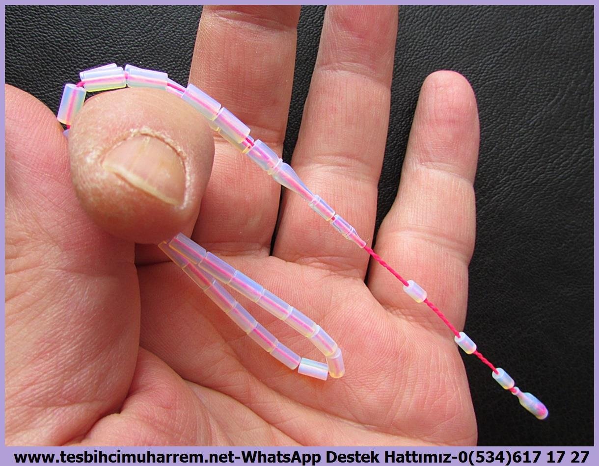 Opal(Sentetik)Sıkma TesbihTM13753Servet Kadir Usta Dizayn | Opal Tespih Mini Minnacık Sedefli 4 Parmak Bürokrat Kesme 