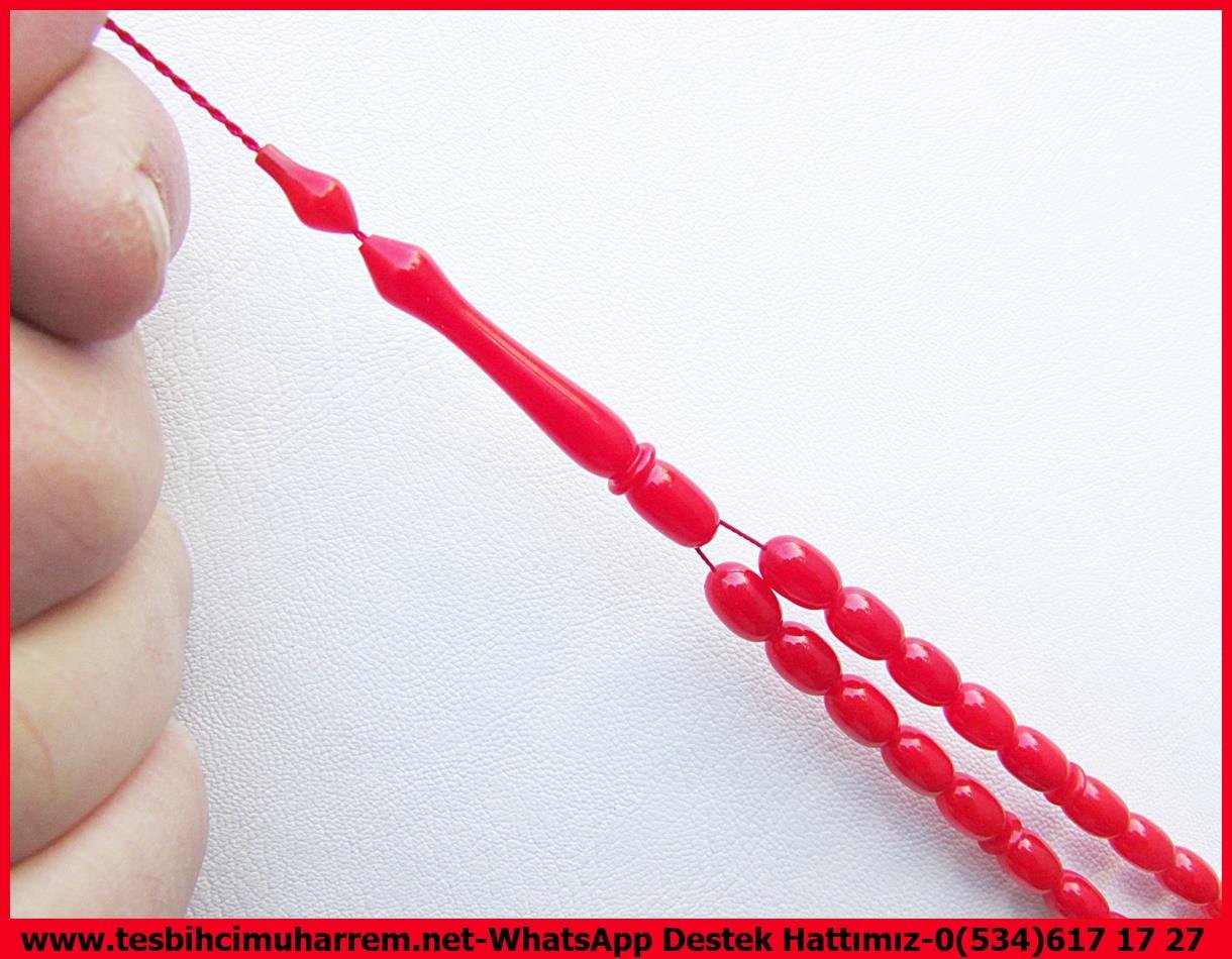 Katalin Ve Bağa TesbihlerTM13679Servet Kadir Usta Tornası | Nar Çiçeği Katalin Tespih, Badem Kesim, 