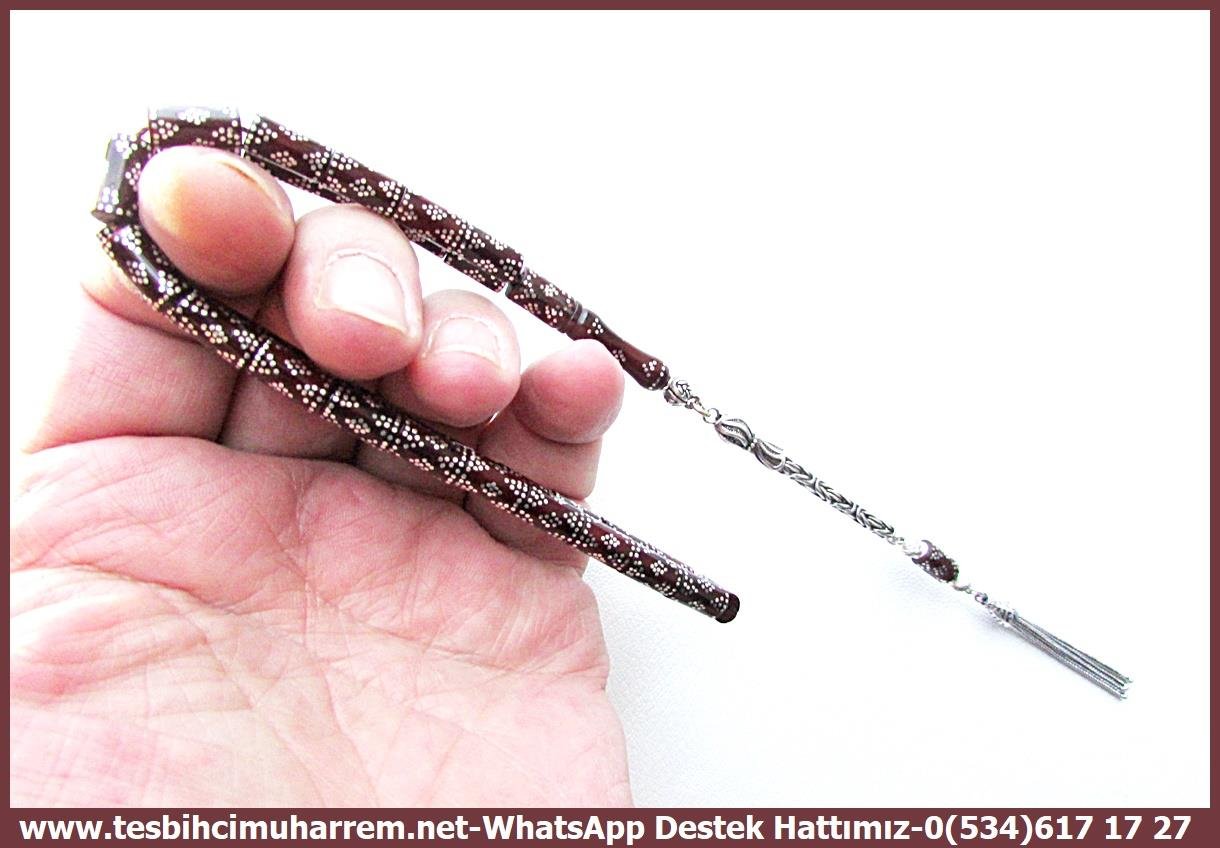 GÜMÜŞ KAKMATM14136Sırrı Gültekin Usta İşçilikli Kuka Tesbih – Erzurum İşi Gümüş Çakım, Gümüş Püskül, Kesmece TespihSırrı Gültekin Usta İşçilikli Kuka Tesbih – Erzurum İşi Gümüş Çakım, Gümüş Püskül, Kesmece Tespih