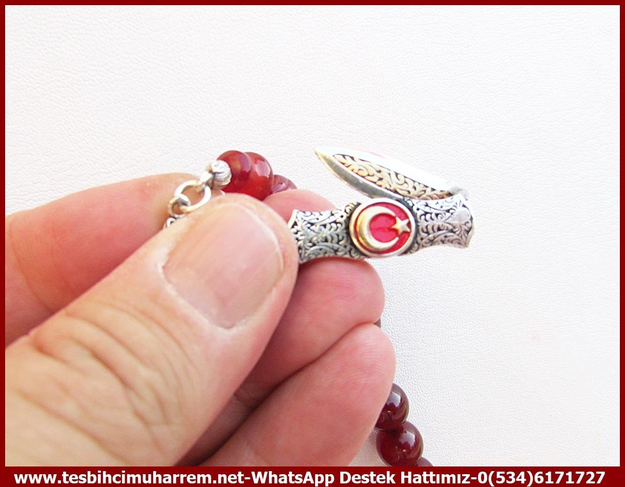 Osmanlı Antika Vişne Ton TesbihlerTM13848Suat Güngör Usta El İşçiliği Osmanlı Ateş Kehribar Tespih | Küre Kesim, Orjinal Chery Amber 