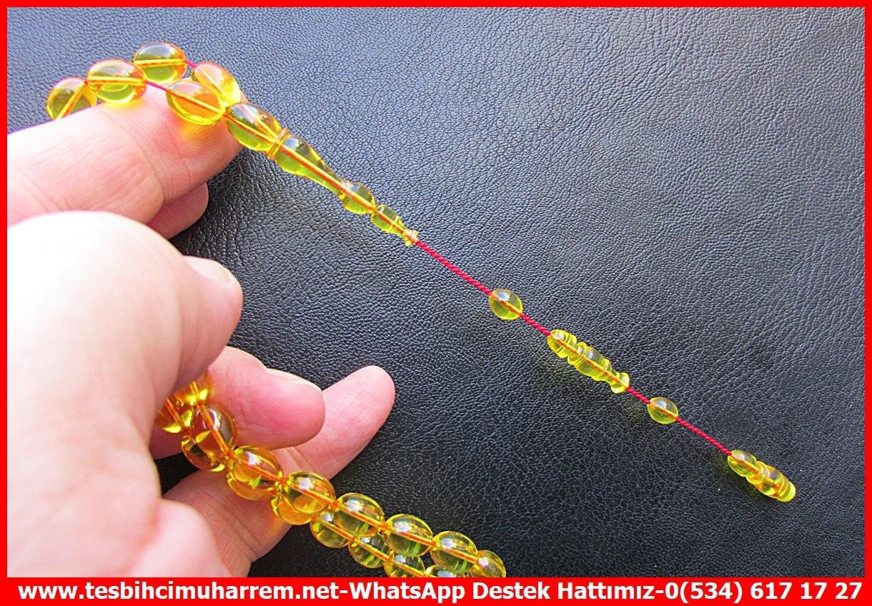 Zar Kehribar TesbihTM14056Suat Güngör Usta Zar Kehribar Tespih 1915 – Profesyonel Çalışma, Sarı Beyzi Kesim, El Yapımı Koleksiyonluk Tespih Tespih Zar Kehribar I Profesyonel Çalışma Sarı Beyzi Kesim 1915 Tesbih