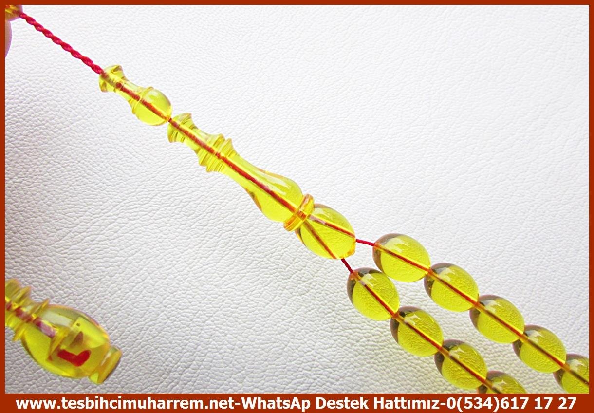 Zar Kehribar TesbihTM14062Suat Güngör Usta Zar Kehribar Tespih 1928– Profesyonel Çalışma, Sarı Beyzi Kesim, El Yapımı Koleksiyonluk Tespih Tespih Zar Kehribar I Profesyonel Çalışma Bal Köpüğü Sarısı Beyzi Kesim 1928 Tesbih