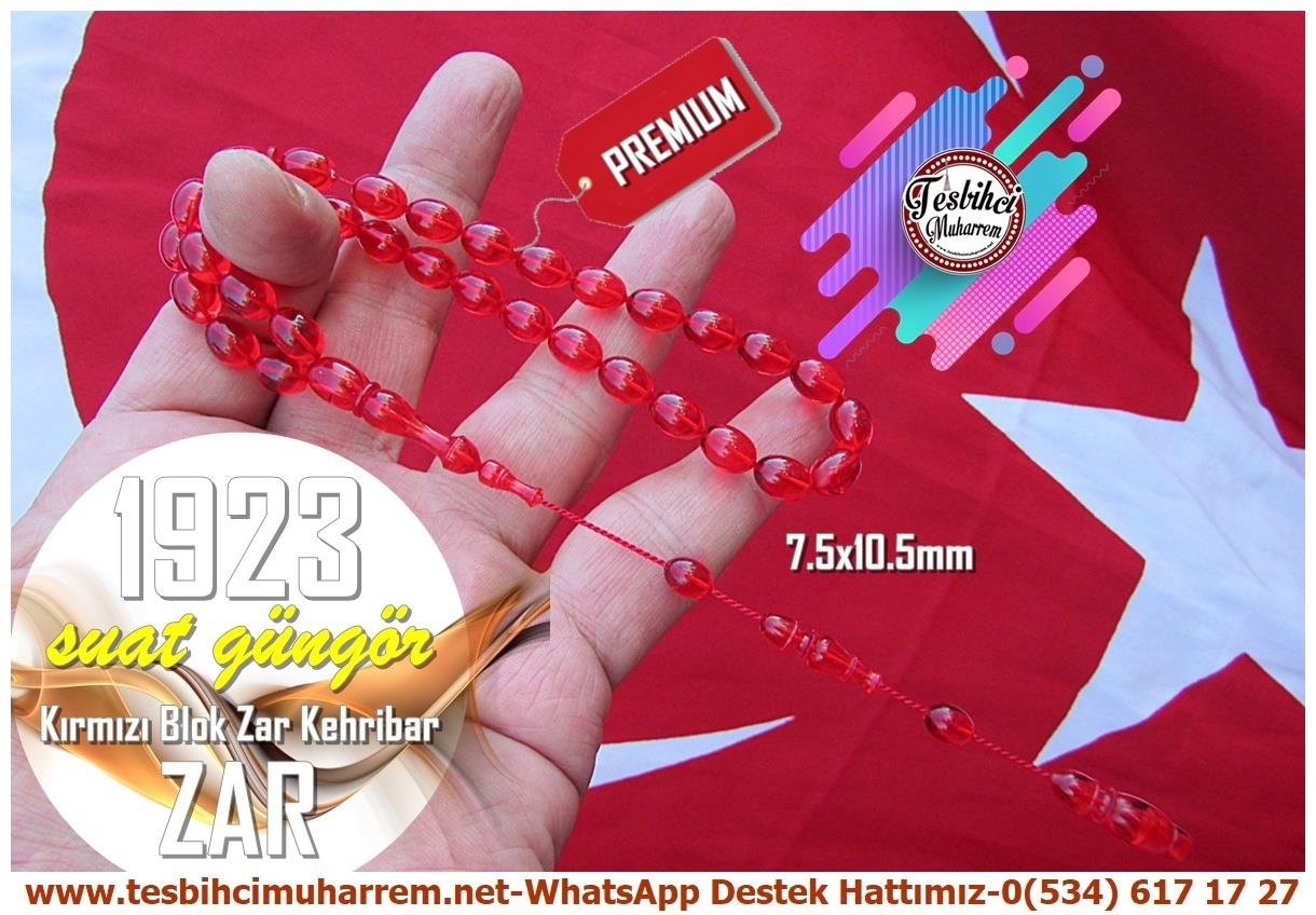 Zar Kehribar TesbihTM14057Suat Güngör Usta Zar Kehribar Tespih 1923 – Profesyonel Çalışma, Kırmızı Beyzi Kesim, El Yapımı Koleksiyonluk Tespih Tespih Zar Kehribar I Profesyonel Çalışma Kırmızı Beyzi Kesim 1923 Tesbih