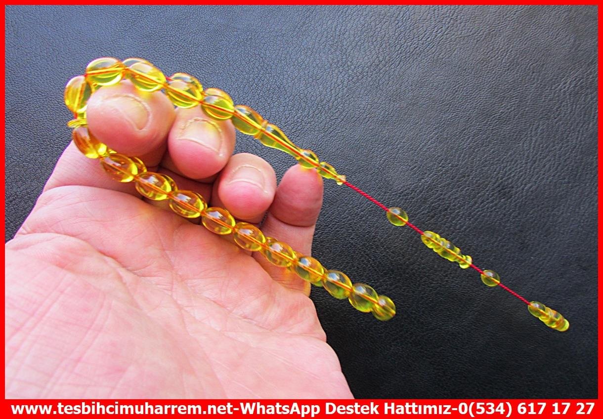 Zar Kehribar TesbihTM14056Suat Güngör Usta Zar Kehribar Tespih 1915 – Profesyonel Çalışma, Sarı Beyzi Kesim, El Yapımı Koleksiyonluk Tespih Tespih Zar Kehribar I Profesyonel Çalışma Sarı Beyzi Kesim 1915 Tesbih