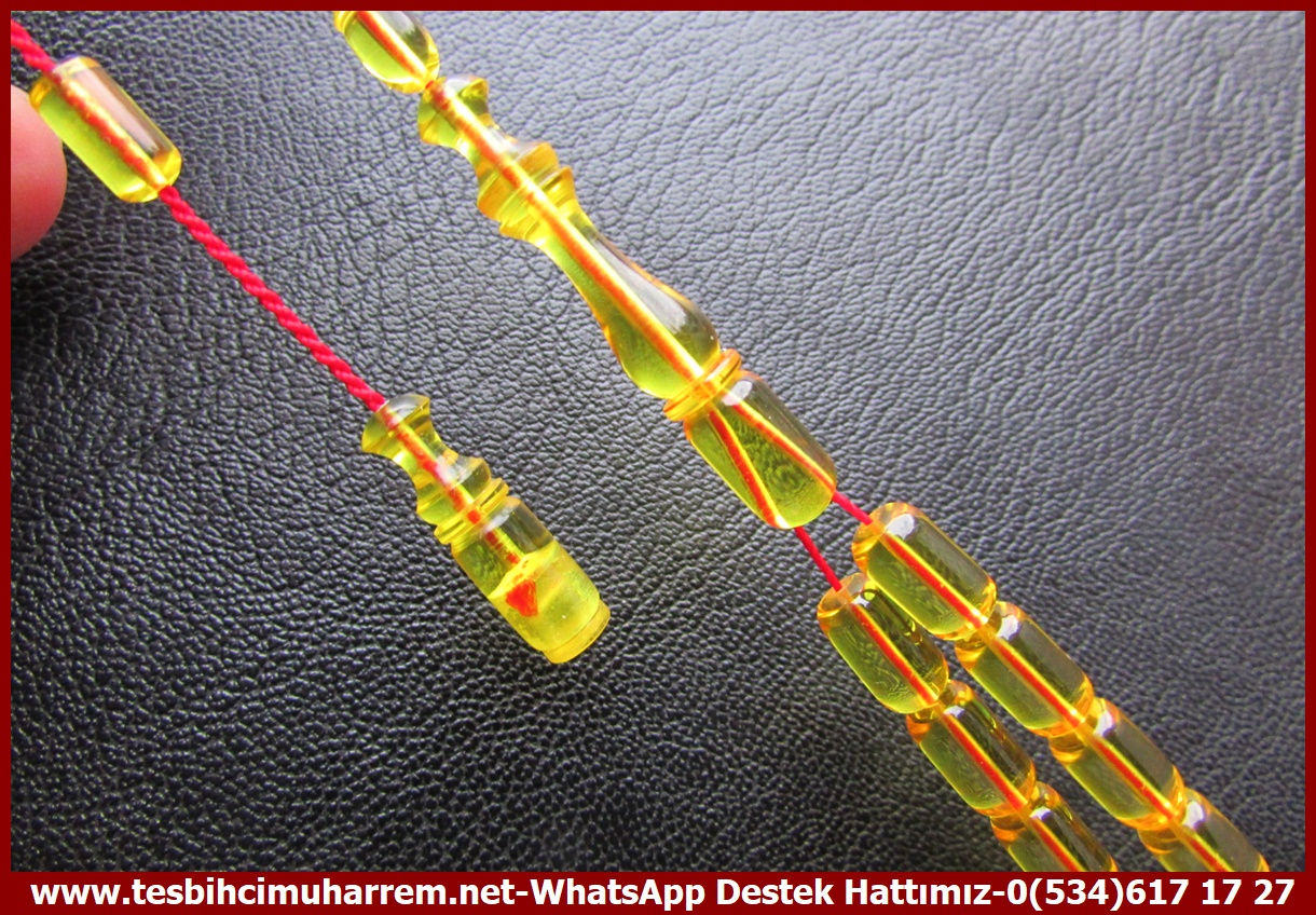 Zar Kehribar TesbihTM14163Suat Güngör Usta Zar Kehribar Tespih Arkadaş – Profesyonel Çalışma, Gold Kapsül Kesim, El Yapımı Koleksiyonluk TespihTespih Zar Kehribar  I Kapsül Model Sarı Gold Saydam Arkadaş Tesbih