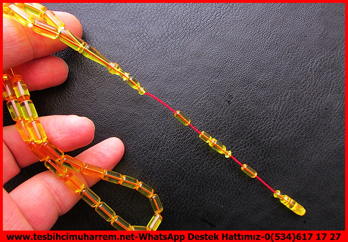 Zar Kehribar TesbihTM14163Suat Güngör Usta Zar Kehribar Tespih Emmoğlu – Profesyonel Çalışma, Gold Kapsül Kesim, El Yapımı Koleksiyonluk TespihTespih Zar Kehribar  I Kapsül Model Sarı Gold Saydam Emmoğlu Tesbih