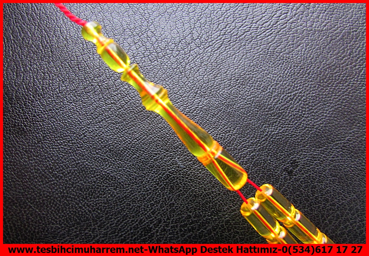 Zar Kehribar TesbihTM14163Suat Güngör Usta Zar Kehribar Tespih Emmoğlu – Profesyonel Çalışma, Gold Kapsül Kesim, El Yapımı Koleksiyonluk TespihTespih Zar Kehribar  I Kapsül Model Sarı Gold Saydam Emmoğlu Tesbih