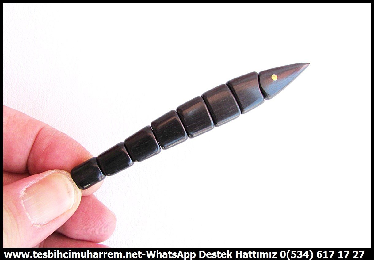 Balık TesbihlerTM14464Tahir Başeğmez Usta İşçilikli Balık Zaza Tesbih I Elite Model Black Wood-Abanoz Ağacından Palamut TesbihBalık Zaza Tesbih I Elite Model Black Wood-Abanoz Ağacından Palamut Tesbih