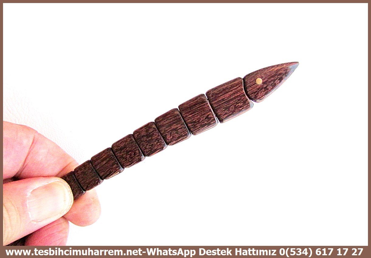 Balık TesbihlerTM14466Tahir Başeğmez Usta İşçilikli Balık Zaza Tesbih I Elite Model Iron Wood-Demir Hindi Ağacından Levrek TesbihBalık Zaza Tesbih I Elite Model Iron Wood-Demir Hindi Ağacından Levrek Tesbih 