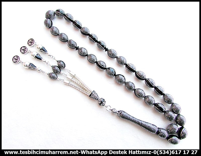Abanoz Ağacı TesbihlerTM11767Tesbih Abanoz Yoğun Gümüş Kakma Black Wood Beyzi Kesim Gümüş Tasarım Kara TahtaTesbih Abanoz Yoğun Gümüş Kakma Black Wood Beyzi Kesim Gümüş Tasarım Kara Tahta