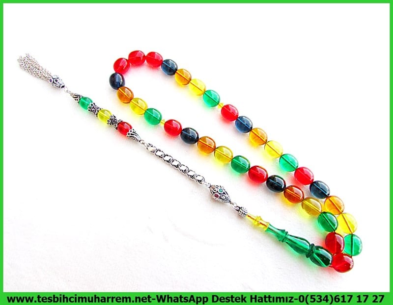 Nar Çiçeği Ton TesbihlerTM11741Tesbih Ateş Kehribar Curcumix Palyaço Beyzi Kesim Gümüş Püsküllü Çok ŞekerTesbih Ateş Kehribar Curcumix Palyaço Beyzi Kesim Gümüş Püsküllü Çok Şeker