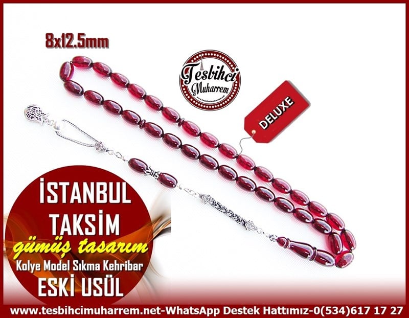 Osmanlı Benzetme Eskitme Eski Usül TesbihlerTM11244Tesbih Eski Usül Sıkma Kehribar Kapsül Kesim Gümüş Püskül Vişne İstanbul TaksimTesbih Eski Usül Sıkma Kehribar Kapsül Kesim Gümüş Püskül Vişne İstanbul Taksim