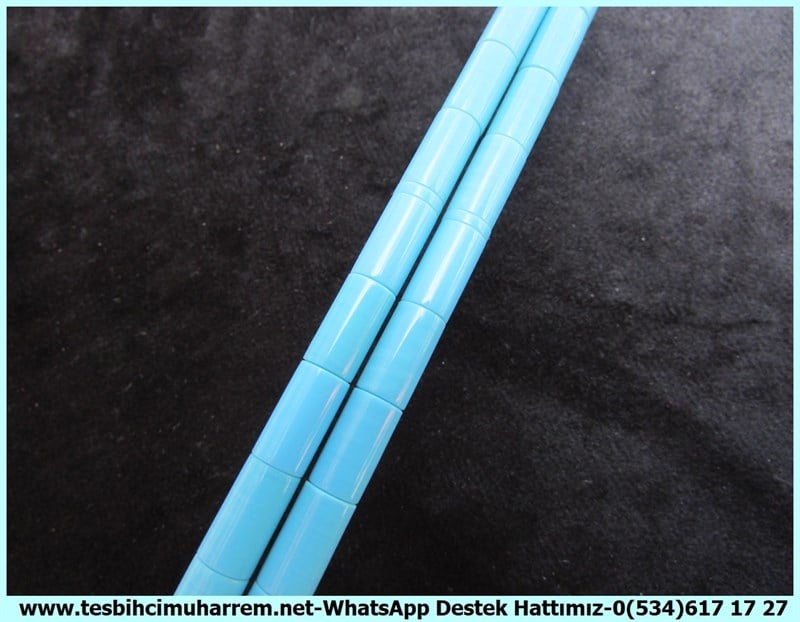 Katalin Ve Bağa TesbihlerTM11829Tesbih Galalith Deniz Mavisi Dik Kesme Fransız Sıkması Büklüm BüklümTesbih Galalith Deniz Mavisi Dik Kesme Fransız Sıkması Büklüm Büklüm