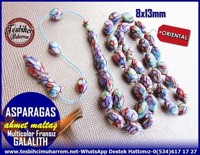 Katalin Ve Bağa TesbihlerTM11297/BTesbih Galalith Fransız Multicolor Yılan Beyzi Kesim Hatırasıdır Tesbih Galalith Fransız Multicolor Yılan Beyzi Kesim Hatırasıdır 