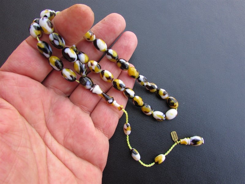 Katalin Ve Bağa TesbihlerTM11304Tesbih Galalith Fransız Sıkması Multicolor Badem Kesim Ankara Merkez Tesbih Galalith Fransız Sıkması Multicolor Badem Kesim Ankara Merkez 