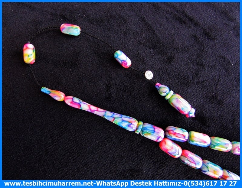 Yeni Ürün TesbihlerTM11836Tesbih Galalith Multicolor Kapsül Kesim Fransız Sıkması Ağla Gözüm Tesbih Galalith Multicolor Kapsül Kesim Fransız Sıkması Ağla Gözüm 