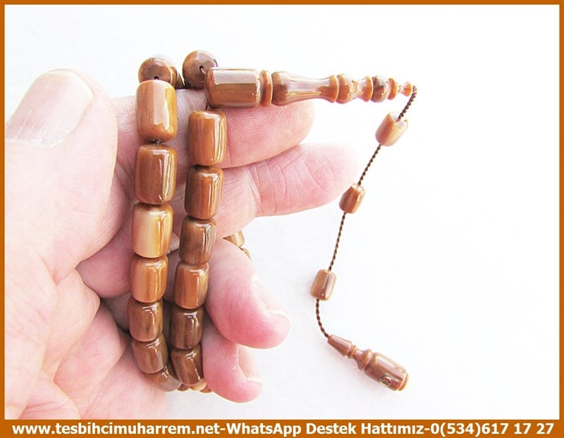 Katalin Ve Bağa TesbihlerTM11866Tesbih Katalin Damarlı Koyu Kahve Krem Karamel Kapsül Kesim ŞemmameTesbih Katalin Damarlı Koyu Kahve Krem Karamel Kapsül Kesim Şemmame