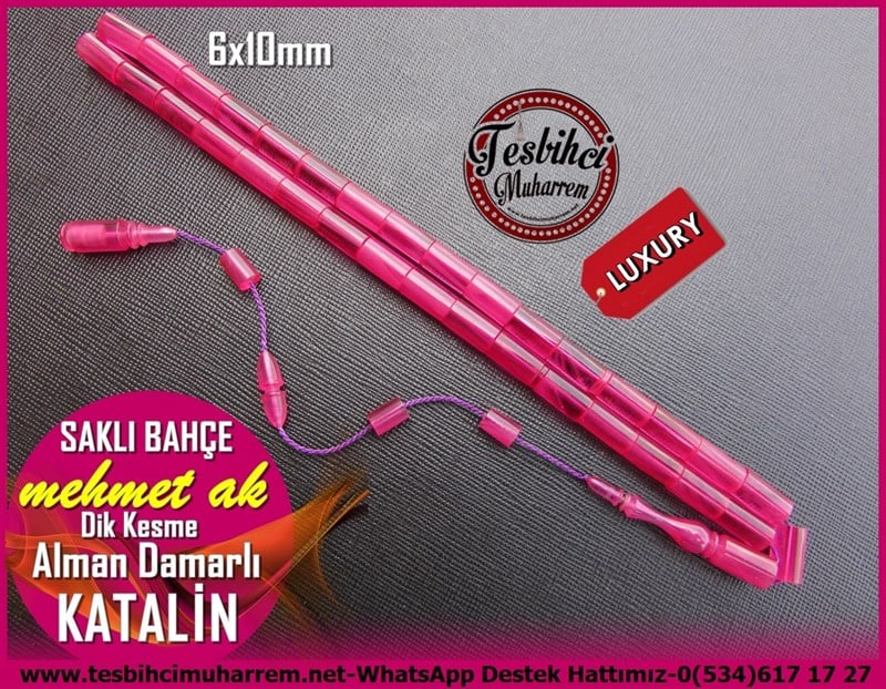 Katalin Ve Bağa TesbihlerTM11290Tesbih Katalin Dik Kesme Damarlı Leylaki Saklı Bahçe Tesbih Katalin Dik Kesme Damarlı Leylaki Saklı Bahçe 