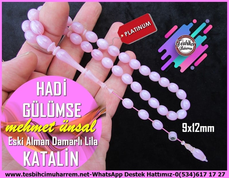 Katalin Ve Bağa TesbihlerTM11819Tesbih Katalin Eski Alman Objeden Damarlı Lila Renk Beyzi Kesim Hadi Gülümse Tesbih Katalin Eski Alman Objeden Damarlı Lila Renk Beyzi Kesim Hadi Gülümse 