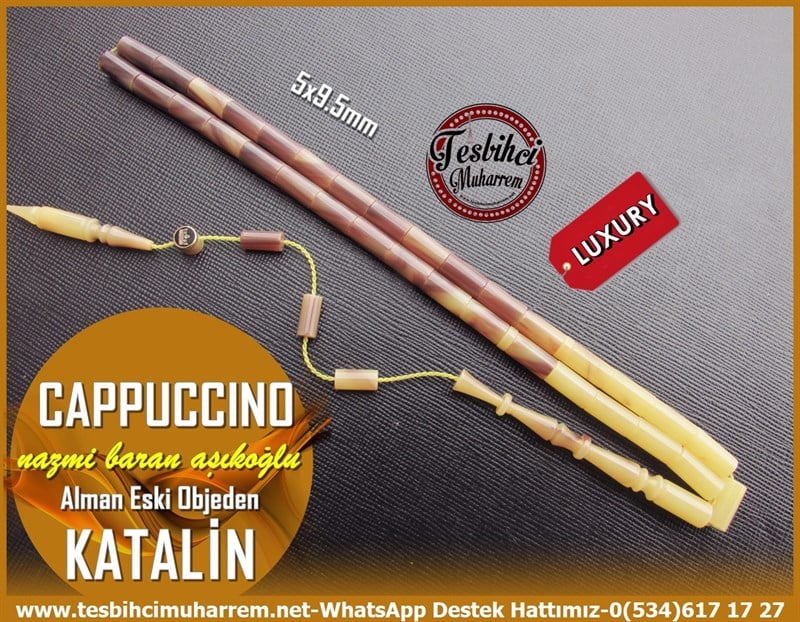 Katalin Ve Bağa TesbihlerTM11539Tesbih Katalin Eski Antika Plaka Objeden Profesyonel Dik Kesme Sütlü Kahve Cappuccino Tesbih Katalin Eski Antika Plaka Objeden Profesyonel Dik Kesme Sütlü Kahve Cappuccino 