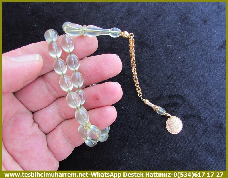 Katalin Ve Bağa TesbihlerTM11896Tesbih Katalin Saydam Buz Beyazı Beyzi Kesim Altın Püsküllü Buzlu Cam Tesbih Katalin Saydam Buz Beyazı Beyzi Kesim Altın Püsküllü Buzlu Cam 