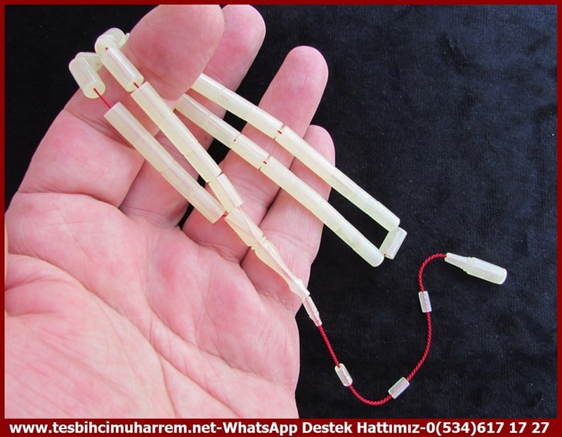 Katalin Ve Bağa TesbihlerTM11851Tesbih Katalin Tesbih Eski Alman Objeden Beyaz Kesme Damarlı Kesik Çayır Tesbih Katalin Tesbih Eski Alman Objeden Beyaz Kesme Damarlı Kesik Çayır 